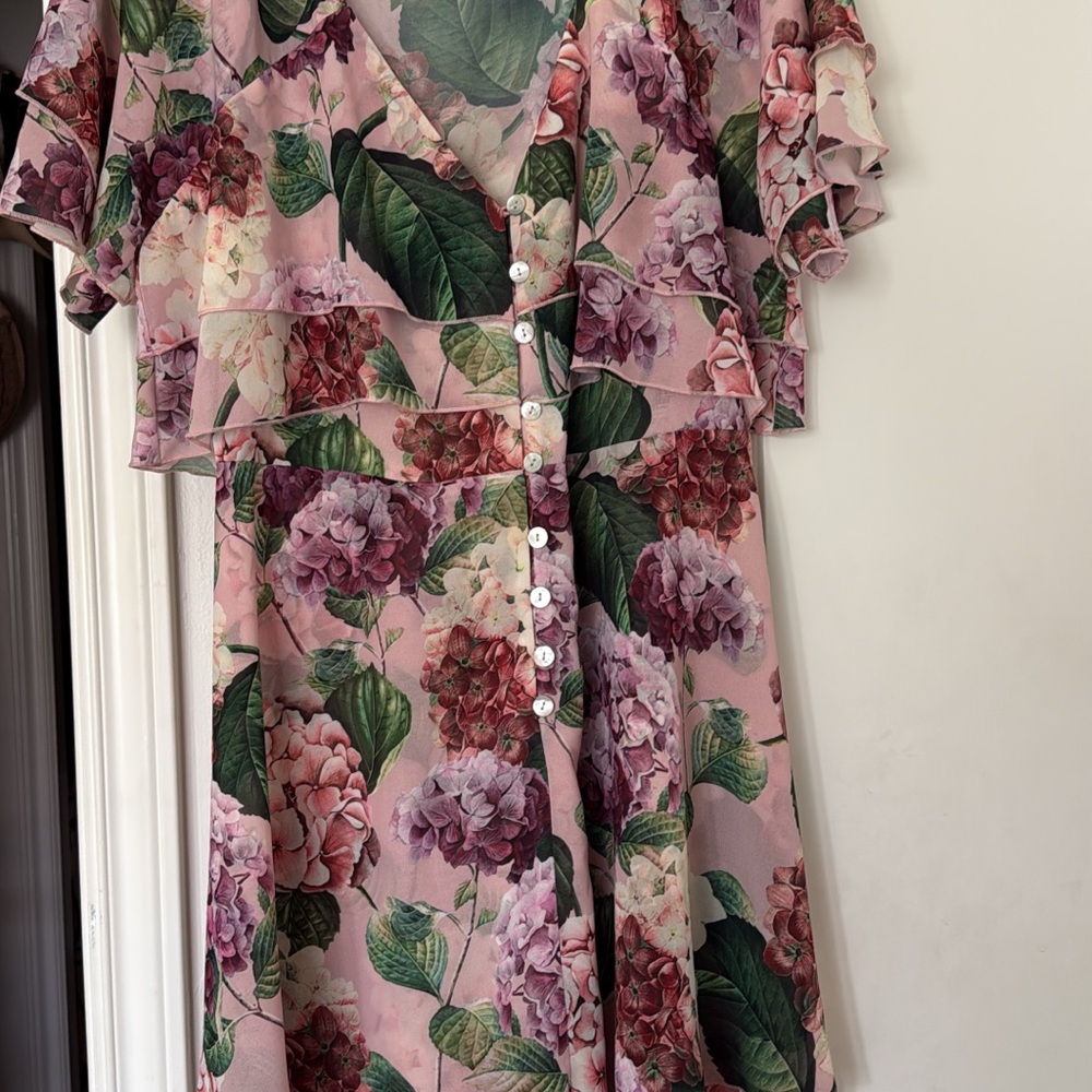 Show Me Your MuMu Pink Floral Mini dress